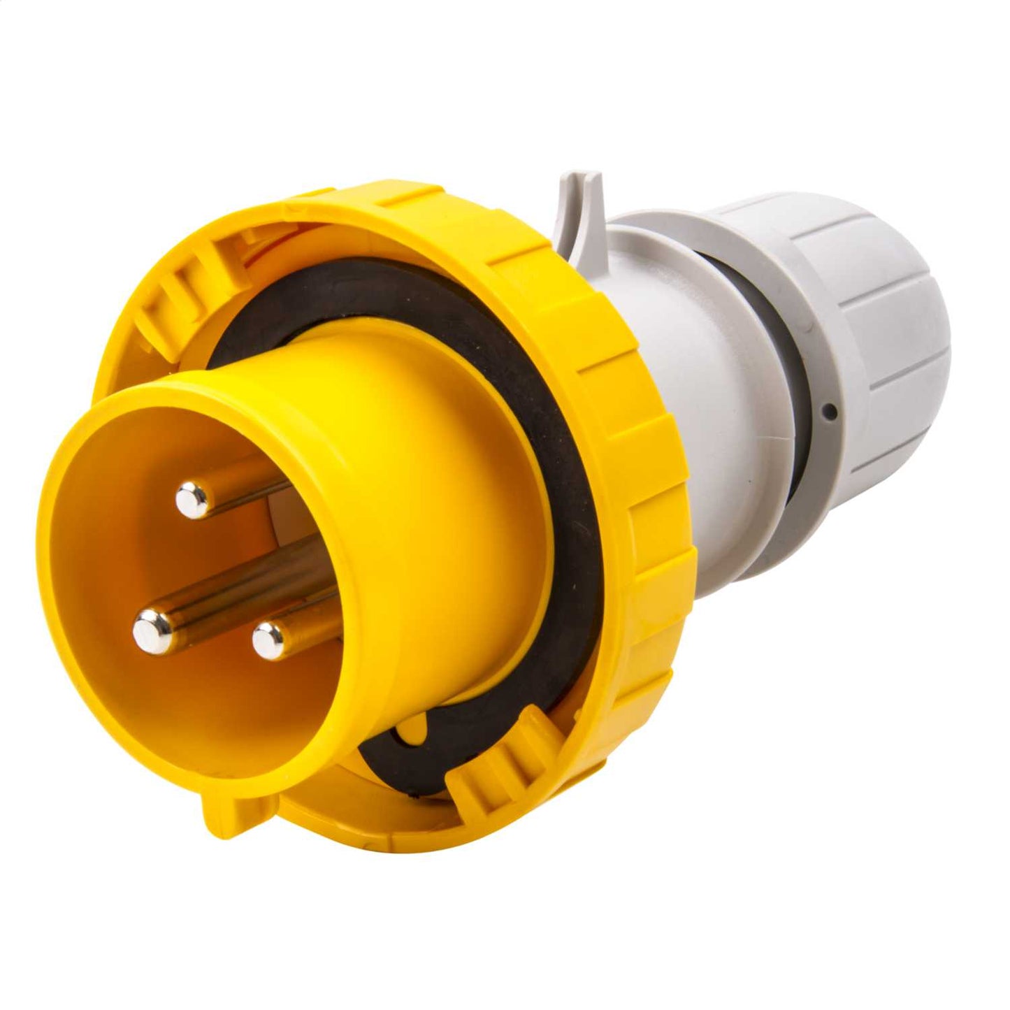 Scame Optima 32A 2P+E 110V Plug IP67 Yellow