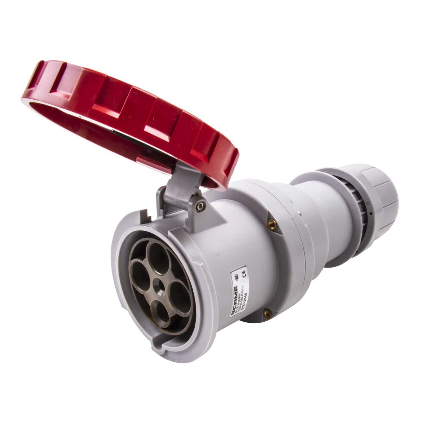Scame Optima 125A 3P+E 415V Coupler IP67 Red