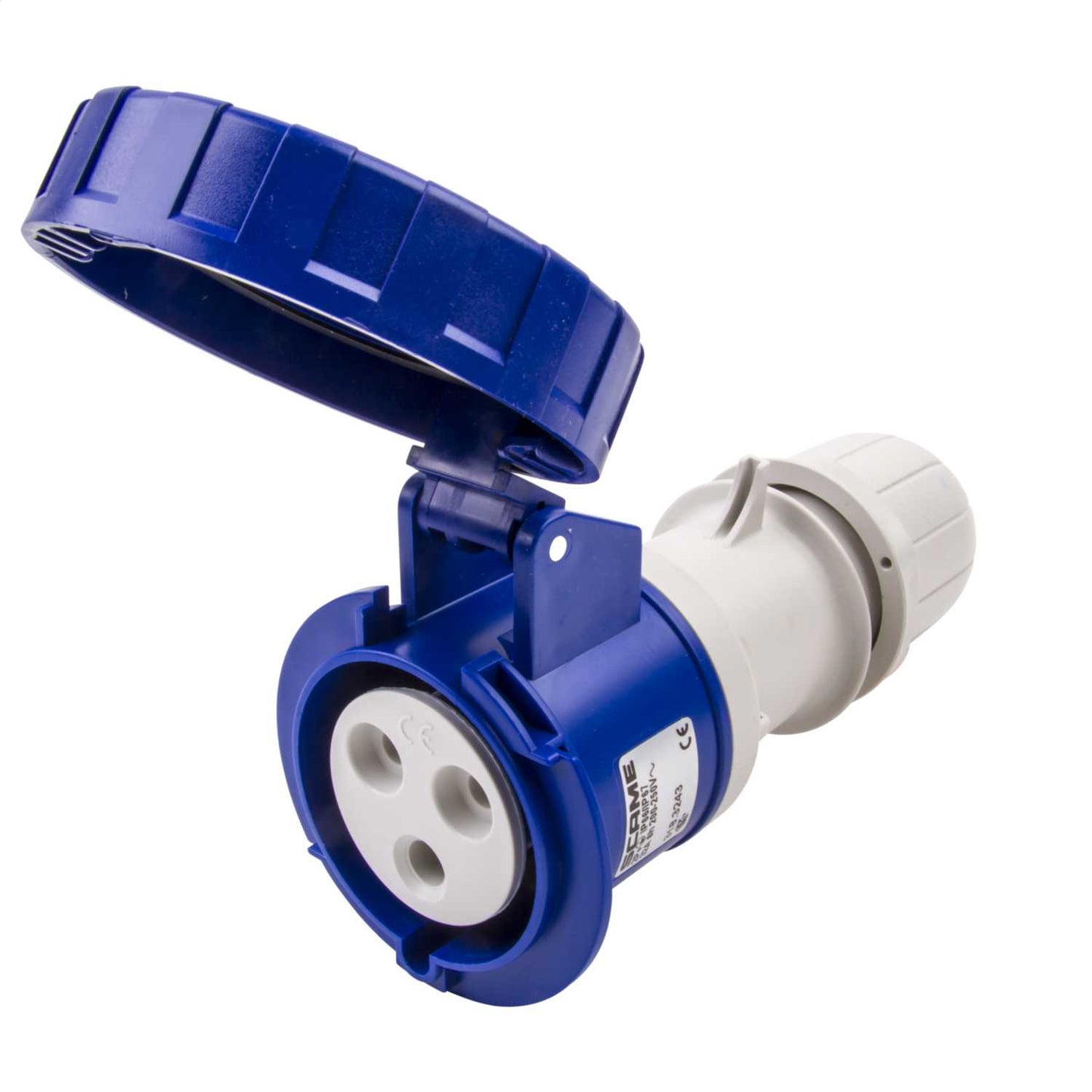Scame Optima 32A 2P+E 230V Coupler IP67 Blue