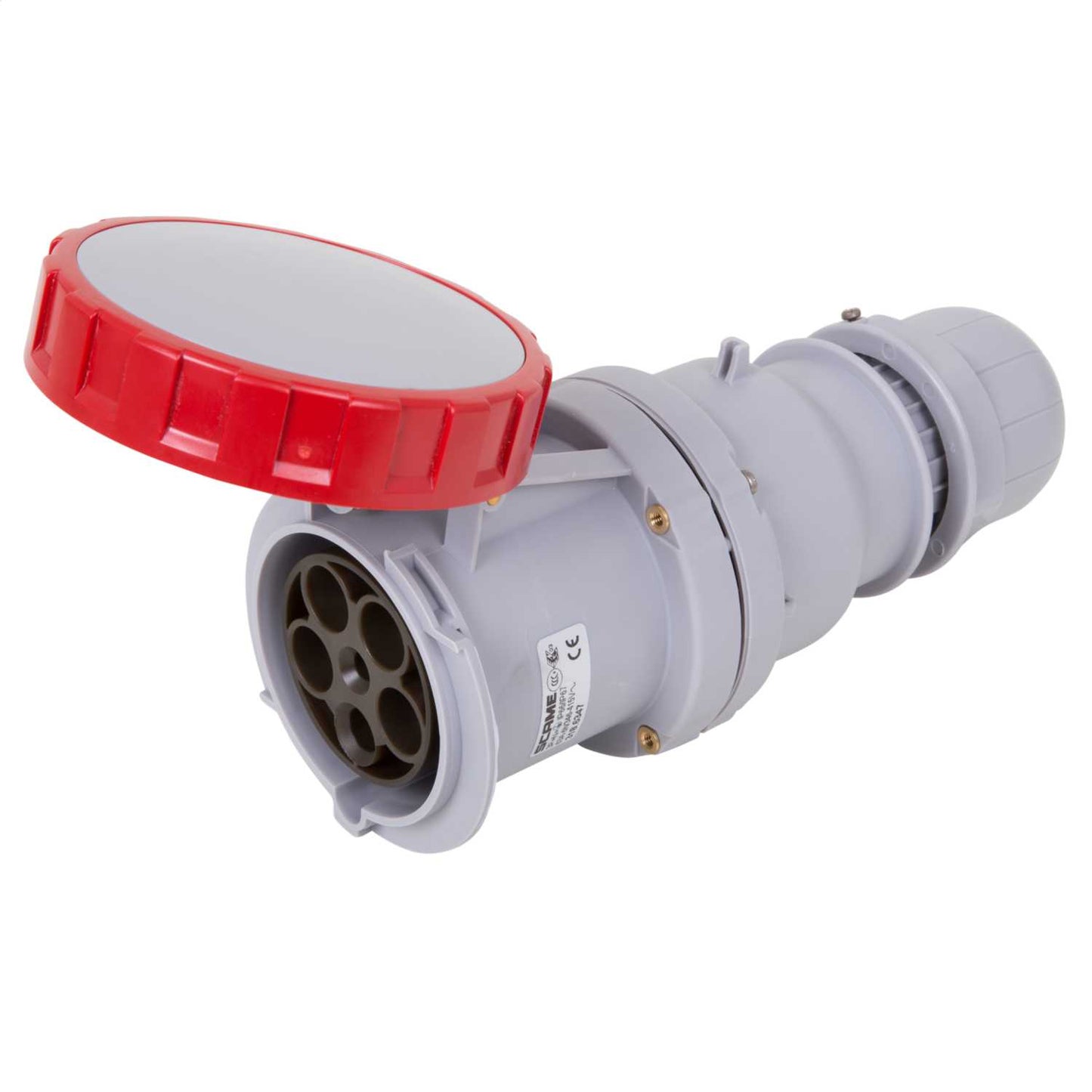 Scame Optima 63A 3P+N+E 415V Coupler IP67 Red