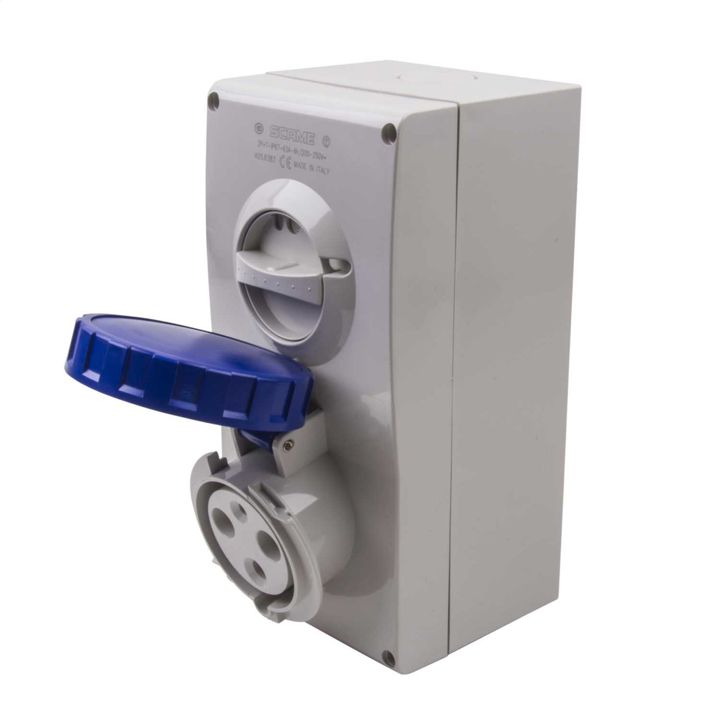 Scame Omnia 63A 2P+E 230V Interlocked Socket IP67