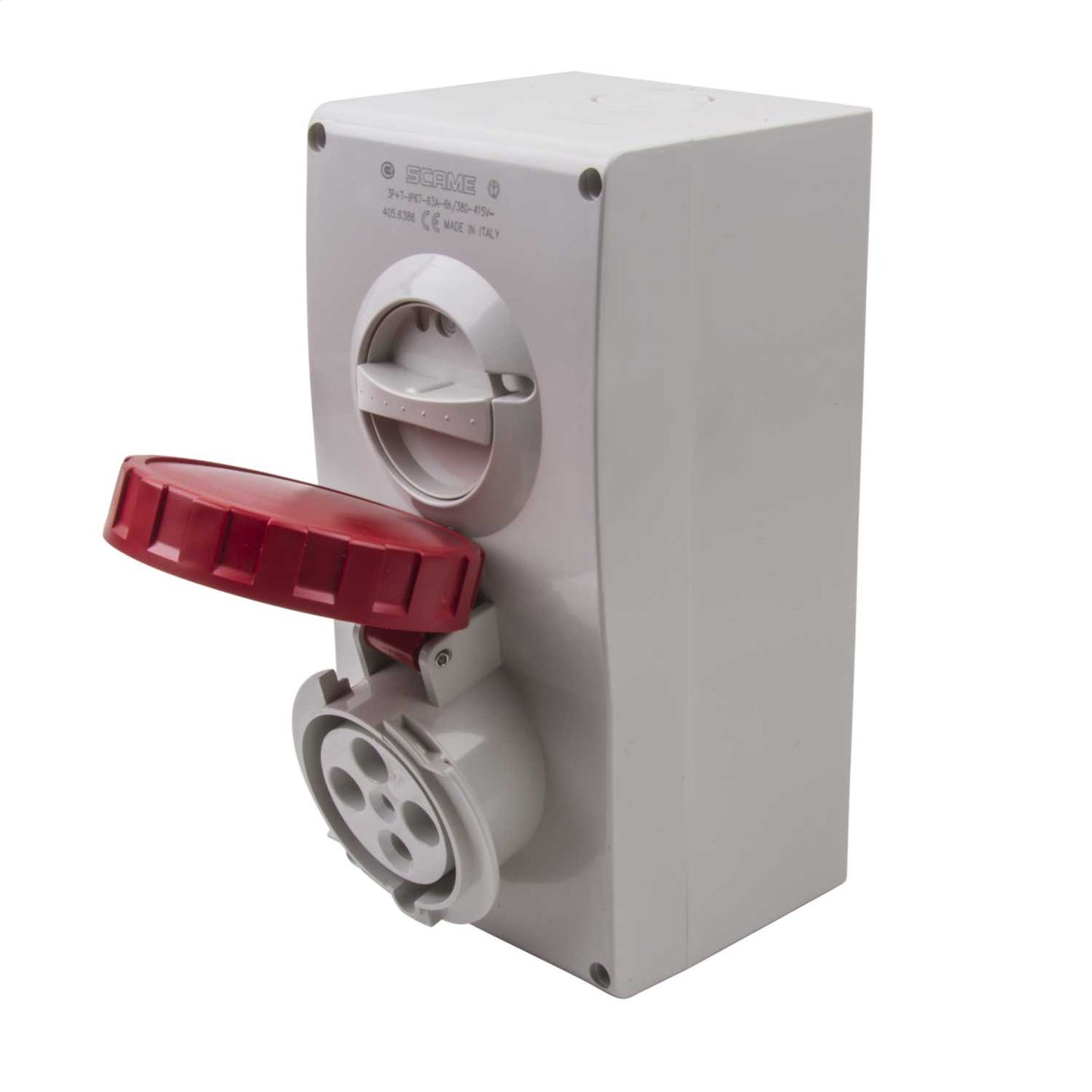 Scame Omnia 63A 3P+E 415V Interlocked Socket IP67