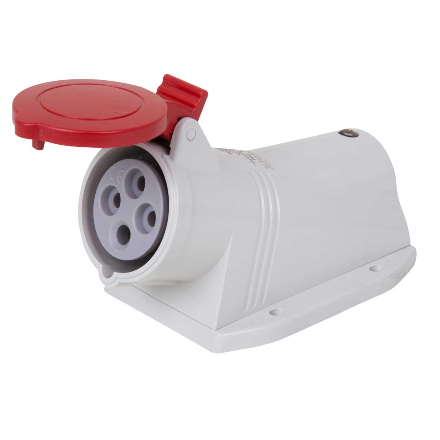 Scame Optima-Base 16A 3P+E 415V Wall Mounted Socket IP44 Red