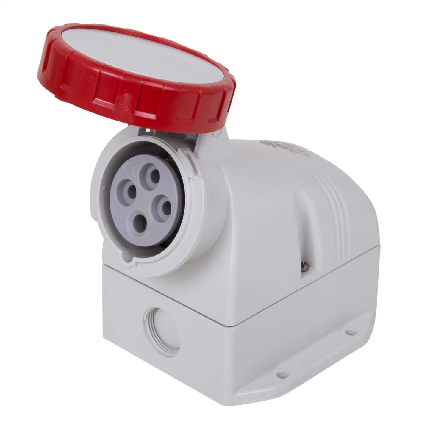 Scame OPTIMA-TOP 16A 3P+E 415V Wall Mounted Socket IP67 Red
