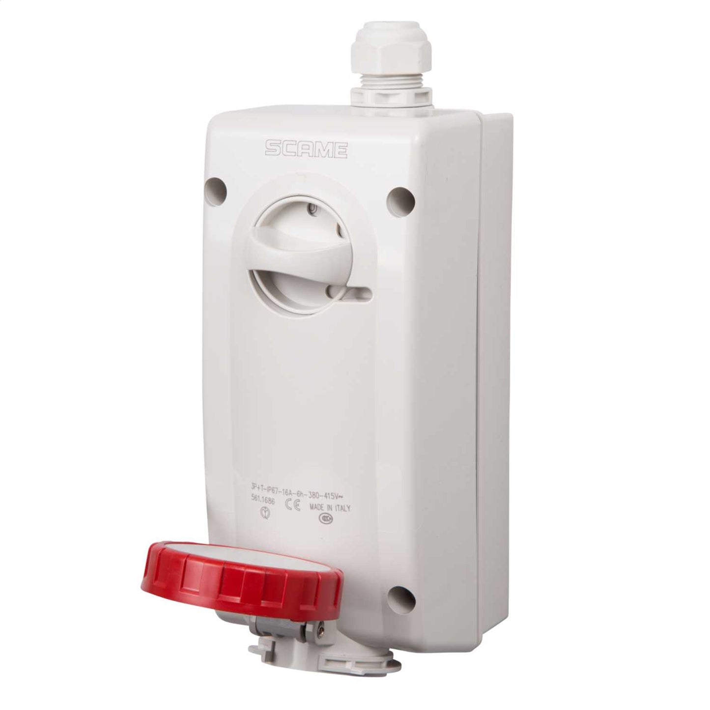 Scame Advance 2 16A 3P+E 415V Interlocked Socket IP67