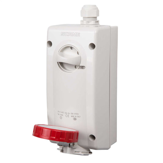 Scame Advance 2 16A 3P+E 415V Interlocked Socket IP67