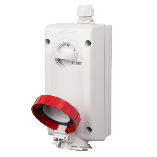 Scame Advance 2 32A 3P+E 415V Interlocked Socket IP67