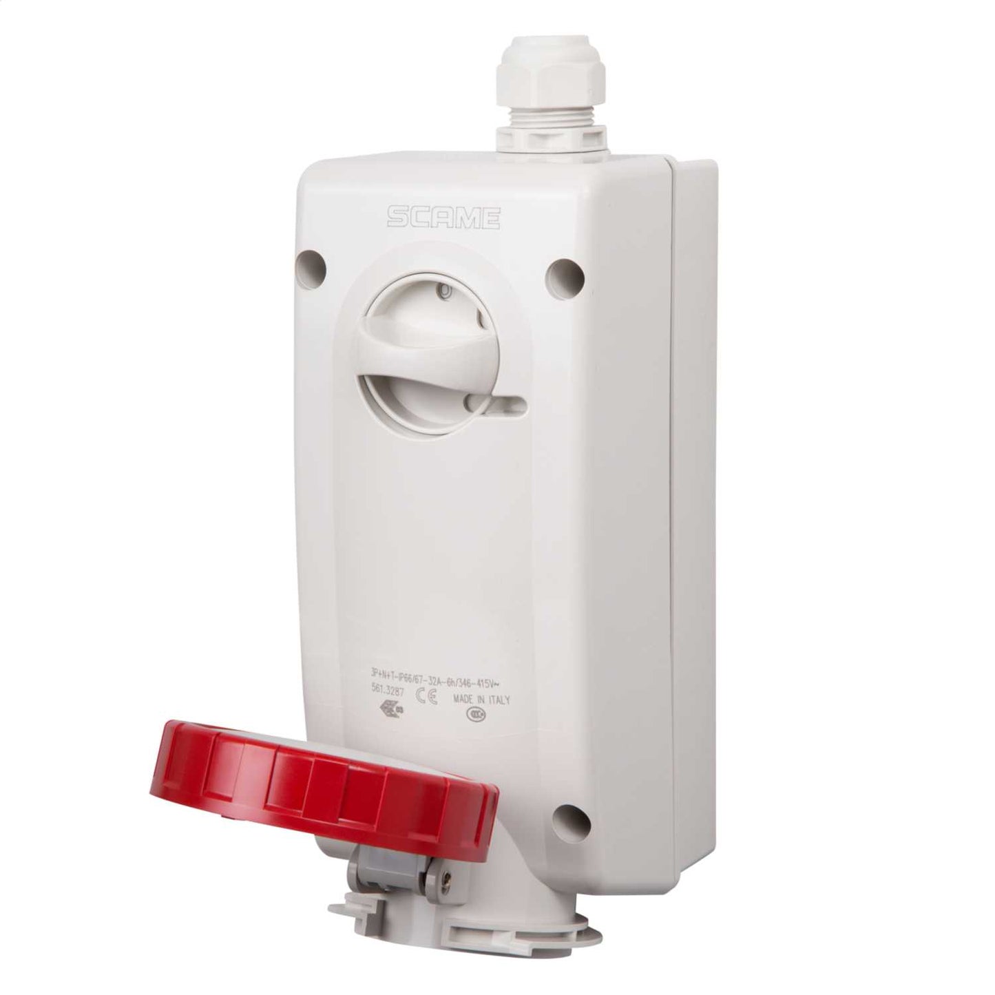 Scame Advance 2 32A 3P+N+E 415V Interlocked Socket IP67