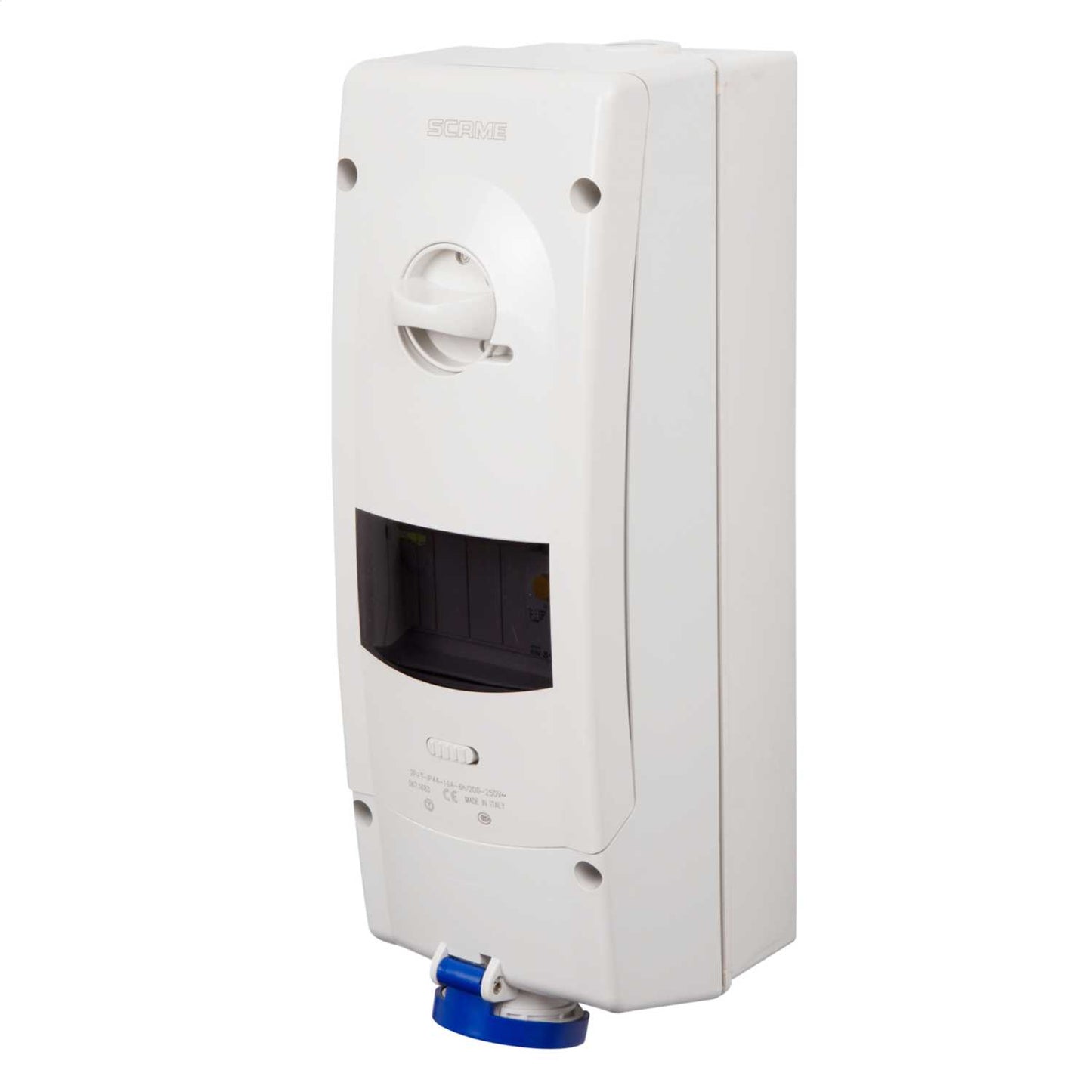 Scame Advance 2 16A 2P+E 230V Interlocked Switched RCD Protected Socket IP44