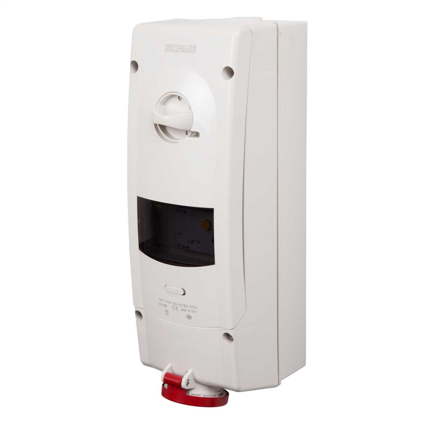 Scame Advance 2 16A 3P+E 415V IP44 Interlocked Switched RCD Protected Socket IP44