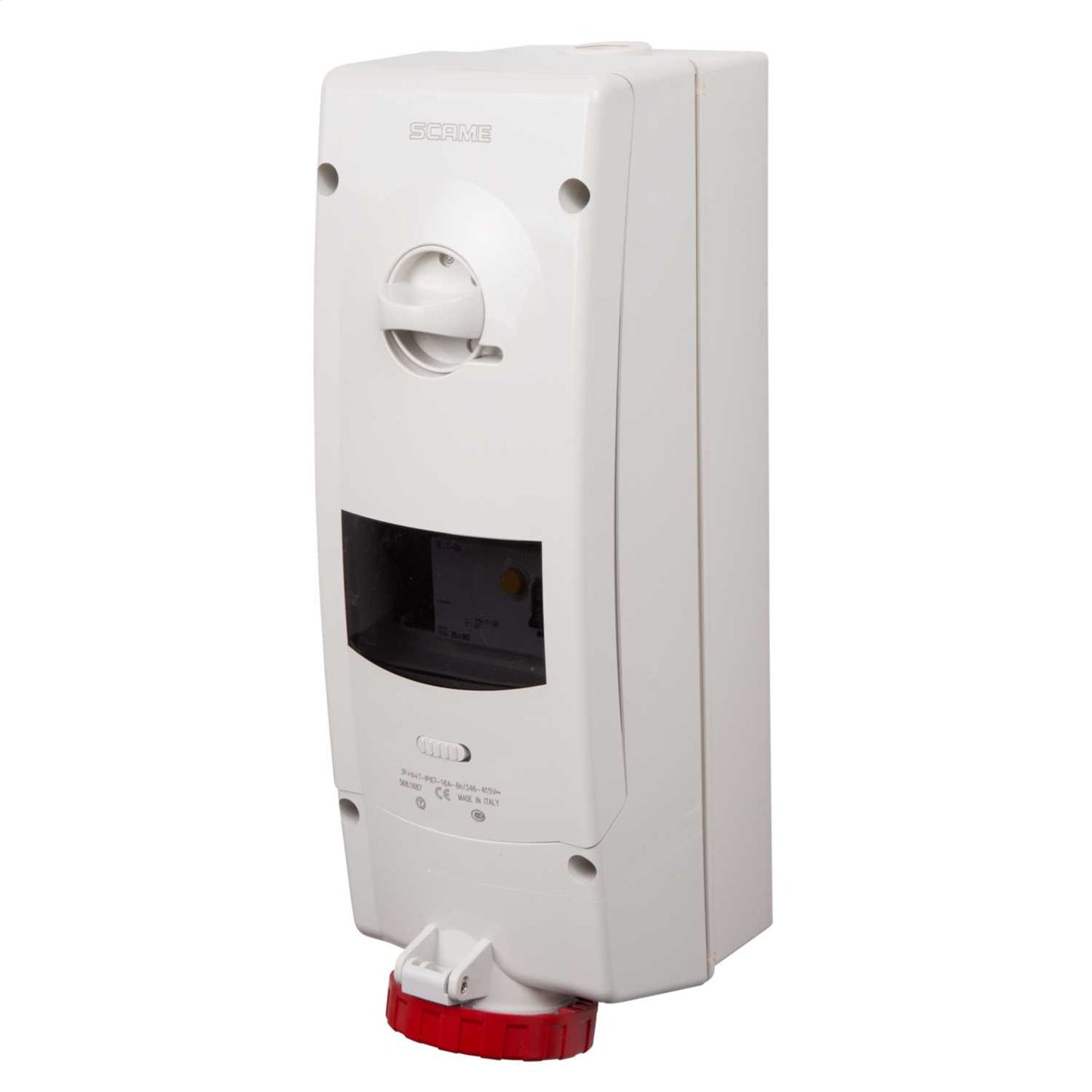 Scame Advance 2 16A 3P+N+E 415V Interlocked Switched RCD Protected Socket IP67