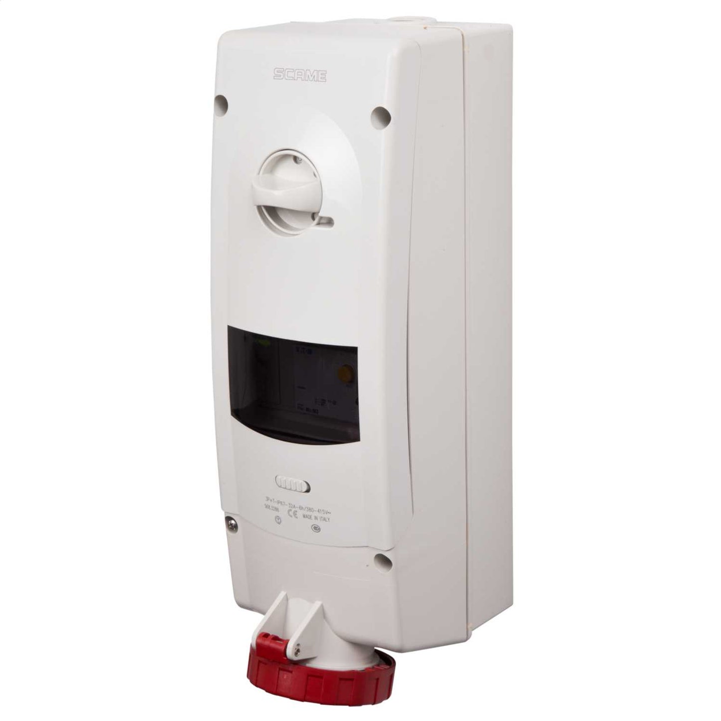 Scame Advance 2 32A 3P+E 415V Interlocked Switched RCD Protected Socket IP67