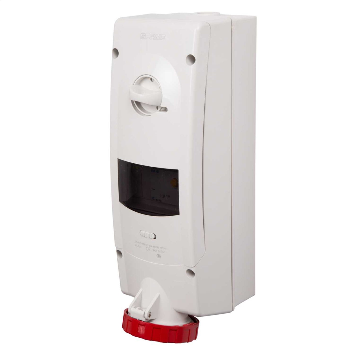 Scame Advance 2 32A 3P+N+E 415V Interlocked Switched RCD Protected Socket IP67