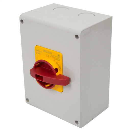 Scame 100A 3 Pole Rotary Isolator Switch IP65