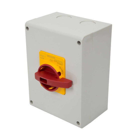 Scame 100A 4 Pole Rotary Isolator Switch IP65
