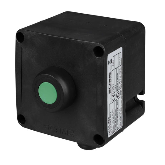 Scame Green Pushbutton Ex Control Station