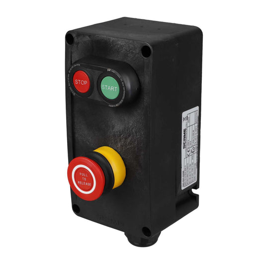 Scame Start / Stop Pushbuttton / Emergency Stop Pull Release Ex Control Station