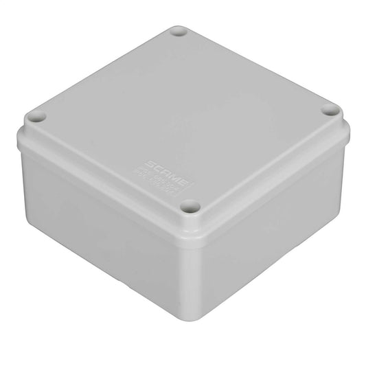 Scame 100mm x 100mm x 50mm PVC Adaptable Box Grey IP56
