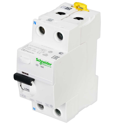 Schneider Acti9 16A 2 Pole 10mA Type A RCD