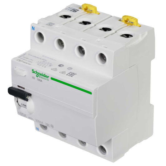 Schneider Acti9 100A 4 Pole 300mA Type A RCD