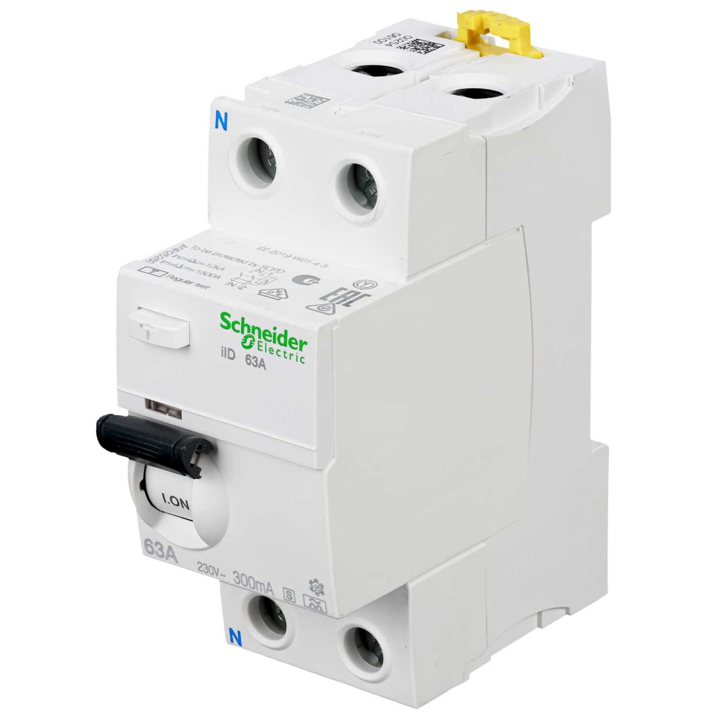 Schneider Acti9 63A 2 Pole 300mA Type A Selective Time Delay RCD