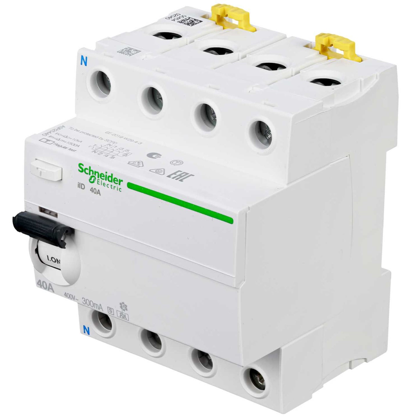 Schneider Acti9 40A 4 Pole 300mA Type A Selective Time Delay RCD