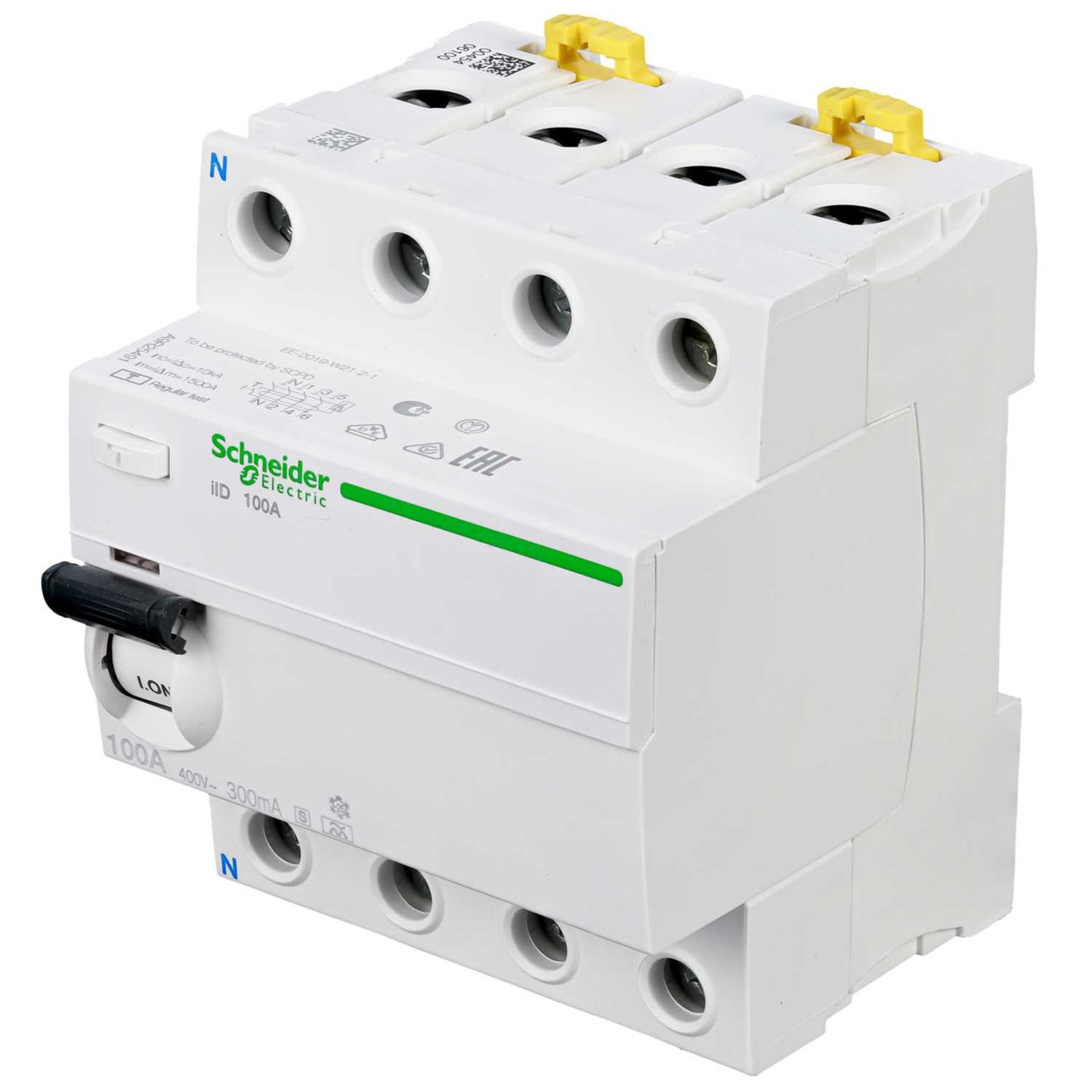 Schneider Acti9 100A 4 Pole 300mA Type A Selective Time Delay RCD
