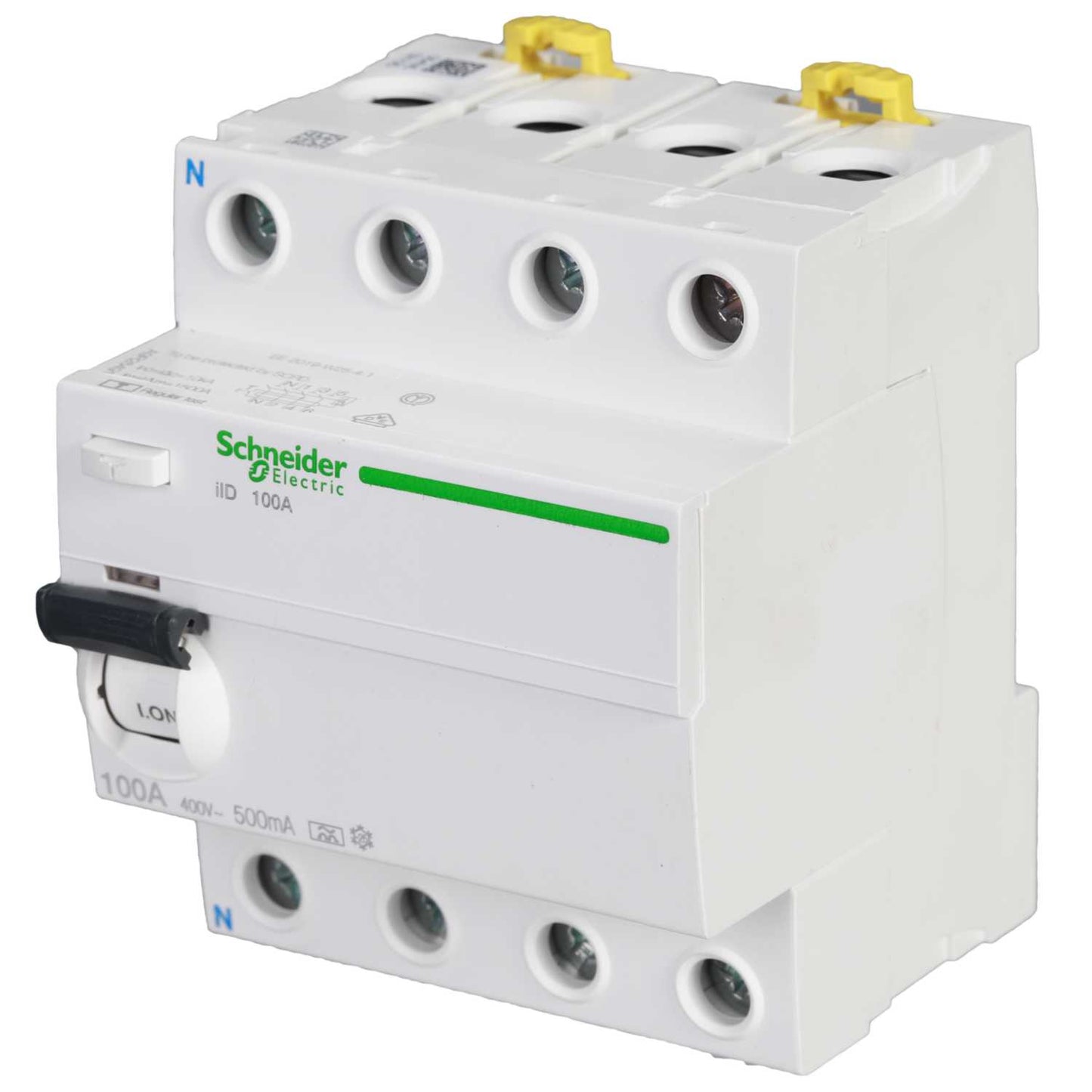 Schneider Acti9 100A 4 Pole 500mA Type A RCD