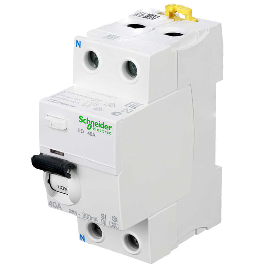 Schneider Acti9 40A 2 Pole 300mA Type A - SI Selective Time Delay RCD