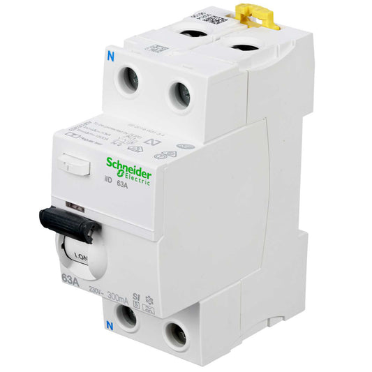 Schneider Acti9 63A 2 Pole 300mA Type A - SI Selective Time Delay RCD