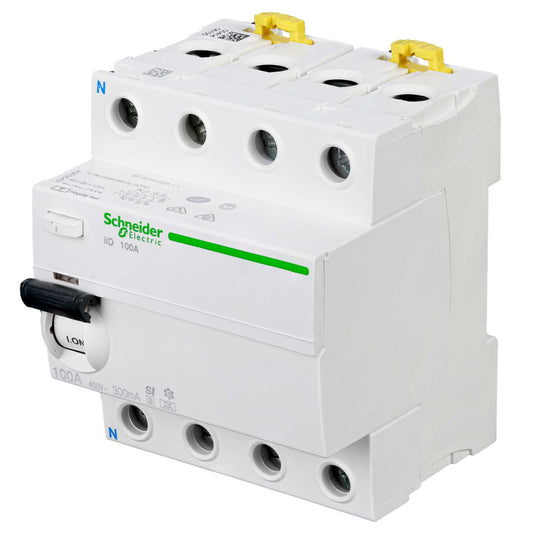 Schneider Acti9 100A 4 Pole 300mA Type A - SI Selective Time Delay RCD