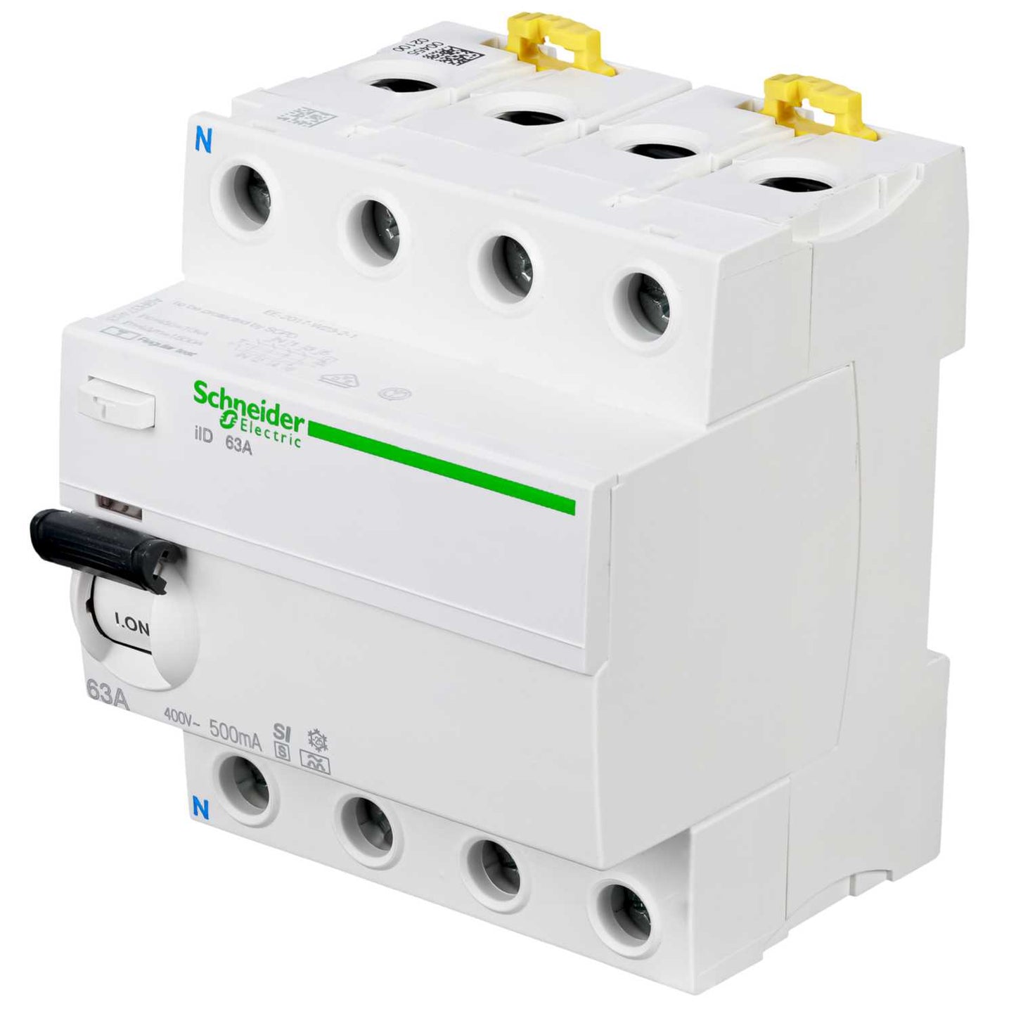 Schneider Acti9 63A 4 Pole 500mA Type A - SI Selective Time Delay RCD