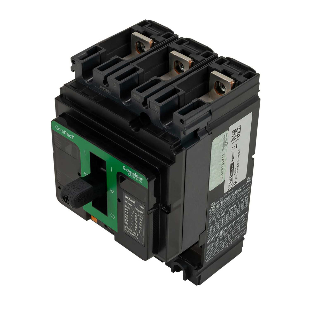 Schneider Merlin 250A Triple Pole 36kA Mccb NSX250F without Trip Unit