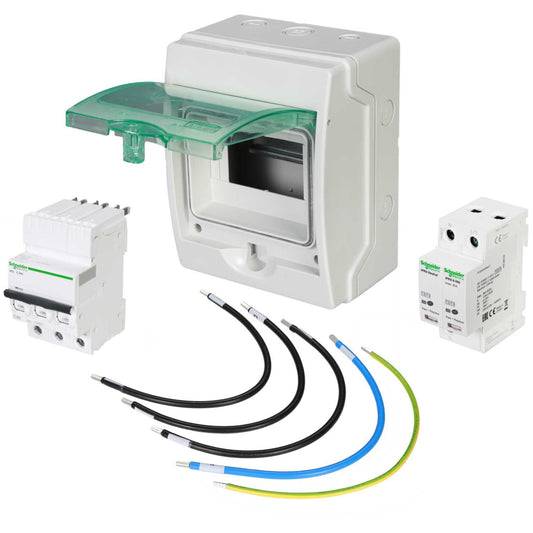Schneider Square D IKQ 40kA 3 Pole and Neutral Type 2 Surge Arrester Kit