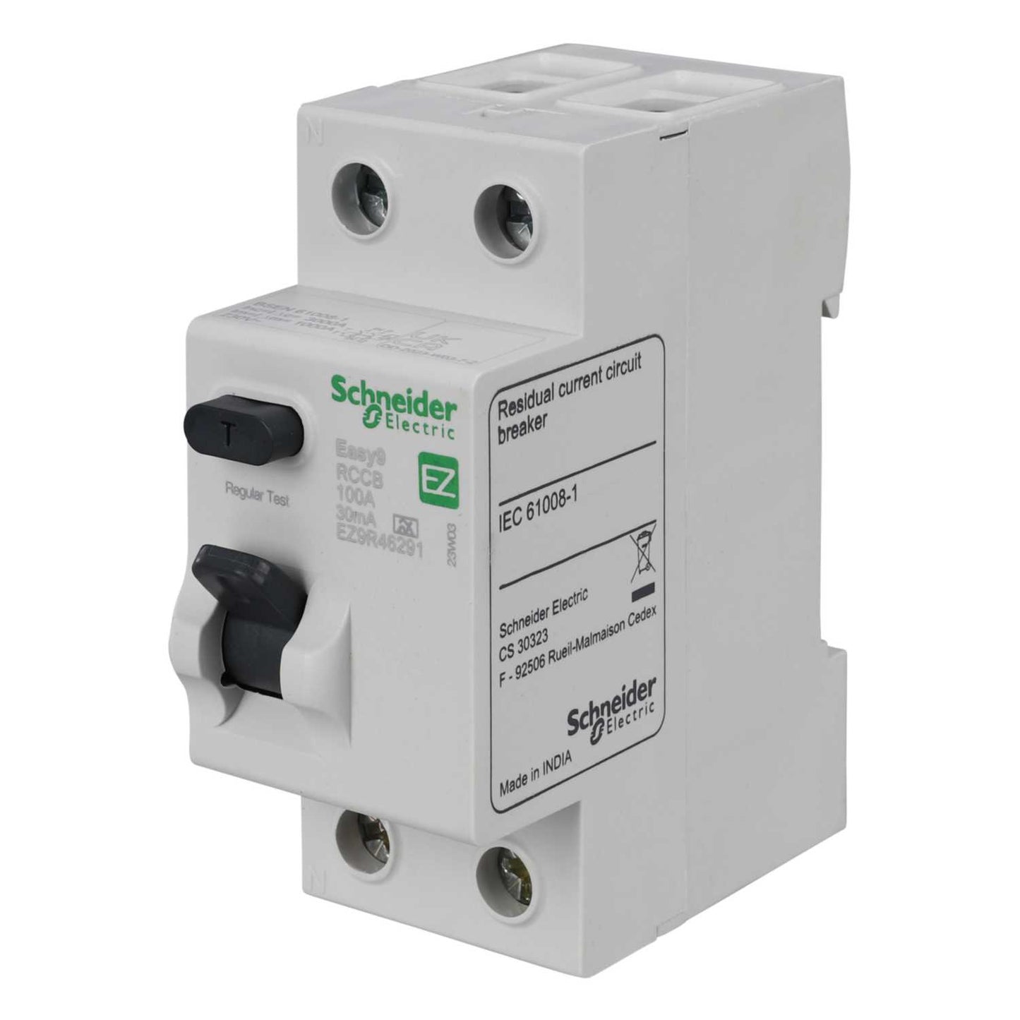 Schneider Easy9 100A 2 Pole 30mA Type A RCD