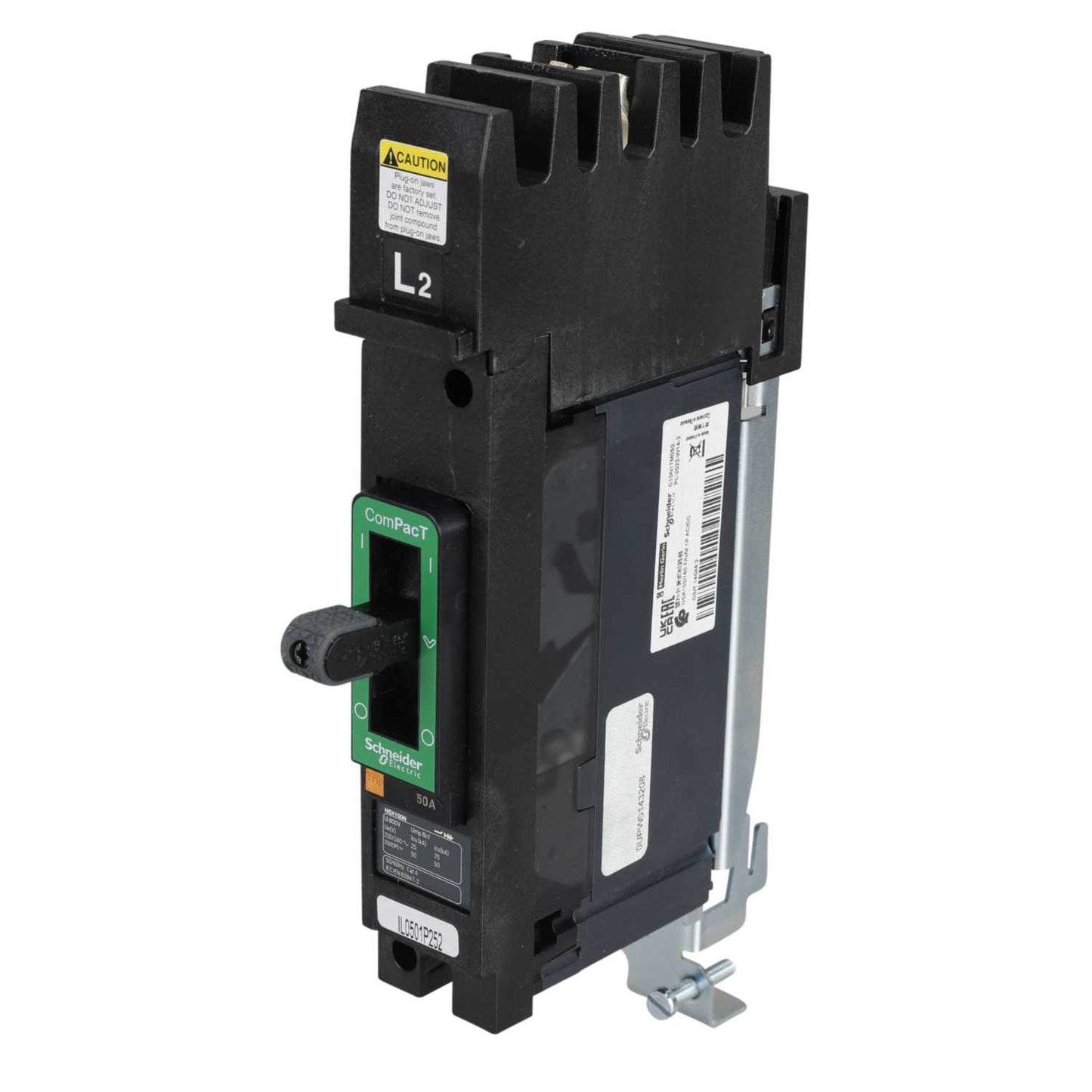 Schneider Square D I-Line 50A Single Pole 25kA NSX Mccb L2