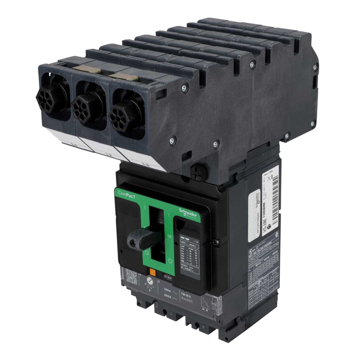 Schneider Merlin Powerpact4 16A Triple Pole 36kA NSX Mccb