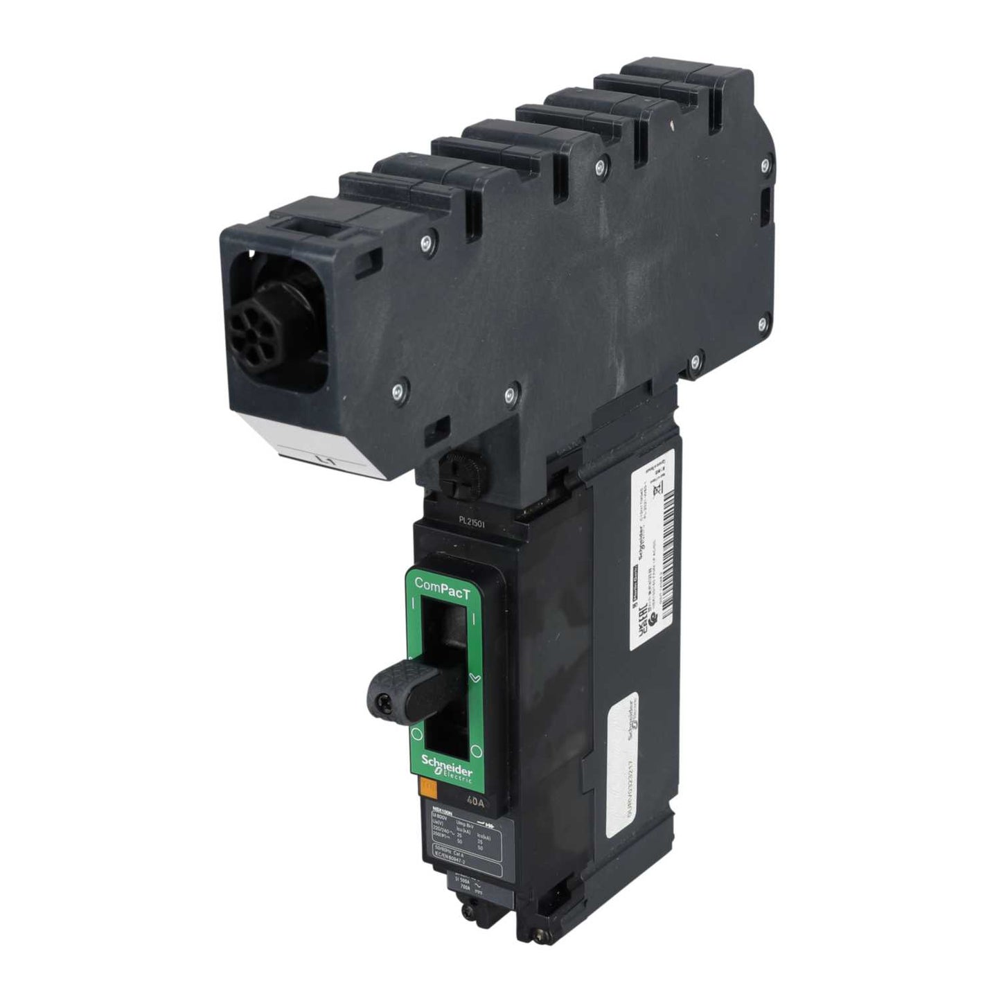 Schneider Merlin Powerpact4 40A Single Pole 25kA NSX Mccb L1