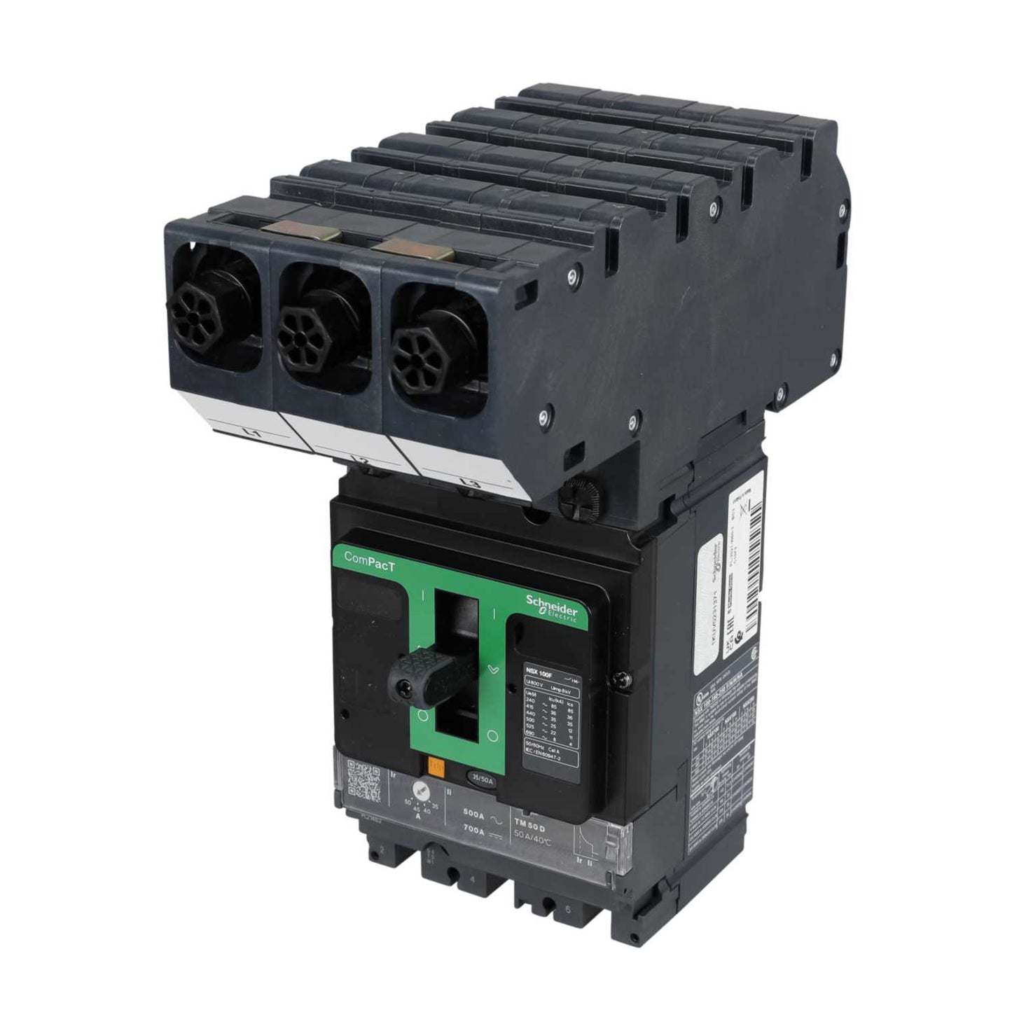Schneider Merlin Powerpact4 50A Triple Pole 36kA NSX Mccb