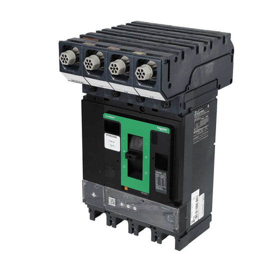 Schneider Merlin Powerpact4 630A Four Pole 50kA NSX Mccb