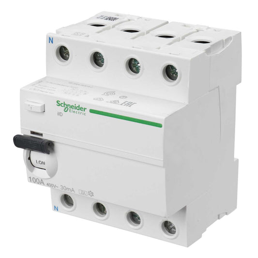 Schneider Square D IKQ 100A 4 Pole 30mA Type A RCD