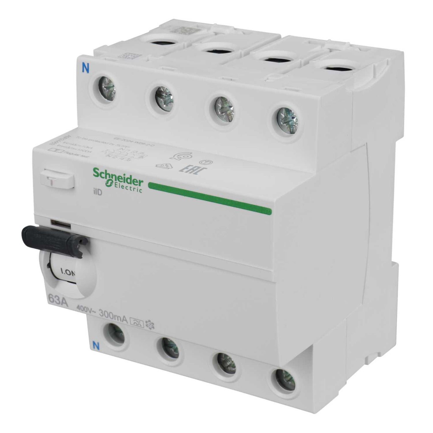Schneider Square D IKQ 63A 4 Pole 300mA Type A RCD