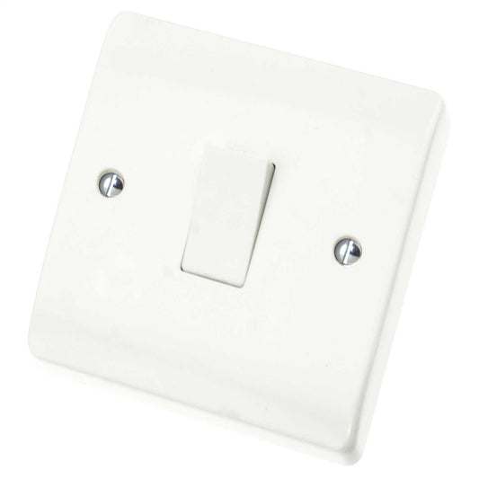 Scolmore Click Curva 20A DP Switch White
