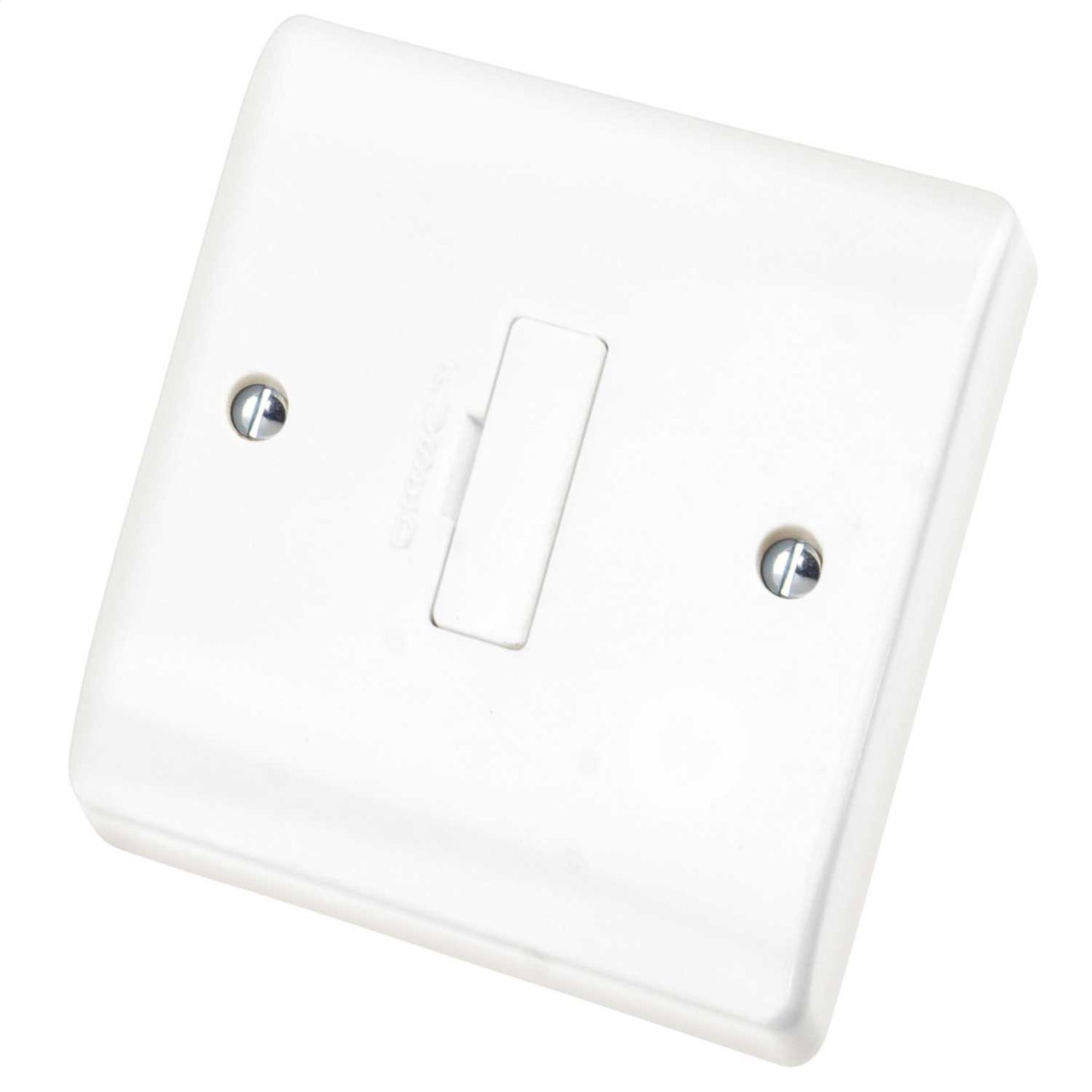 Scolmore Click Curva 13A Unswitched Fused Spur with Flex Outlet White