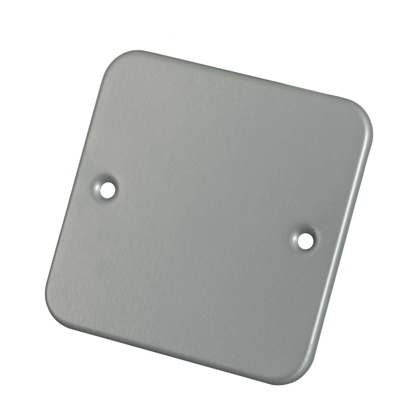 Scolmore Click Essentials 1 Gang Blank Plate Metal Clad