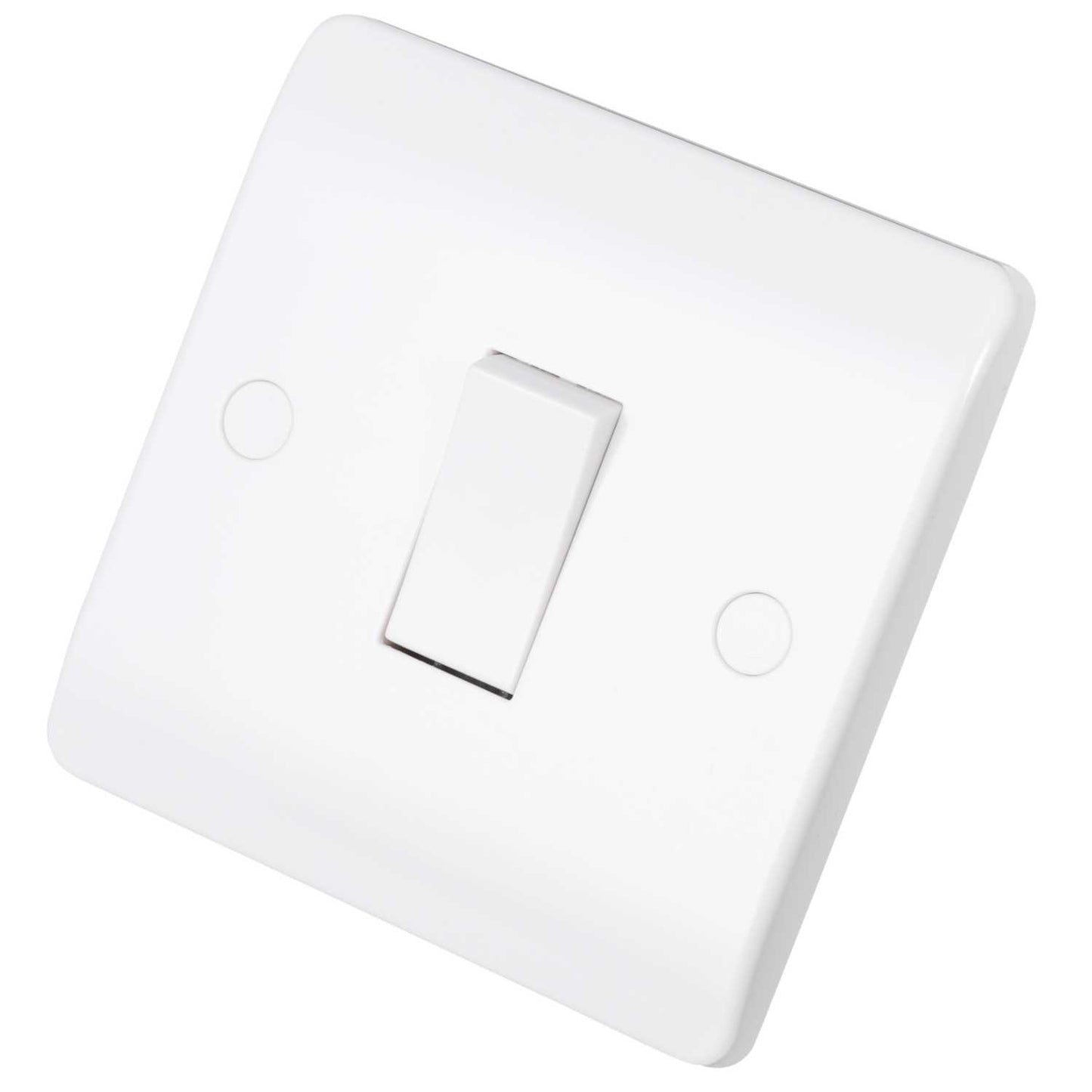 Scolmore Click Mode 10A 1 Gang 2 Way Light Switch White