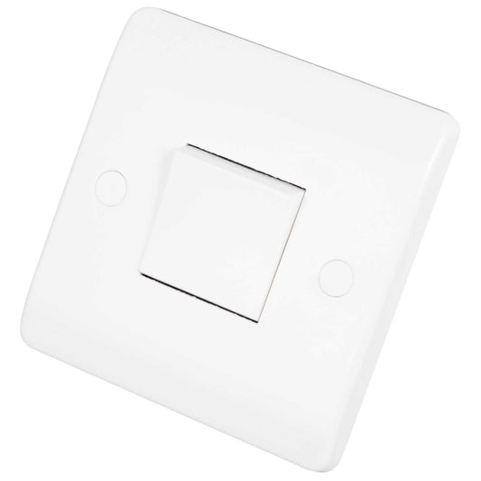 Scolmore Click Mode 10A Triple Pole Fan Isolator Switch White