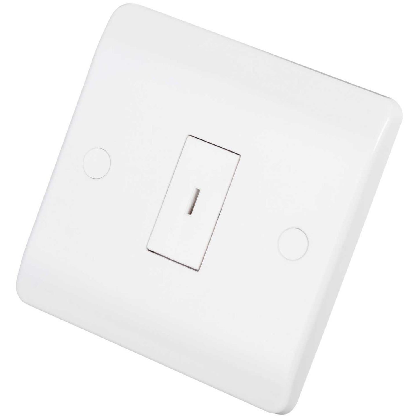 Scolmore Click Mode 10A 1 Gang 2 Way Key Switch White