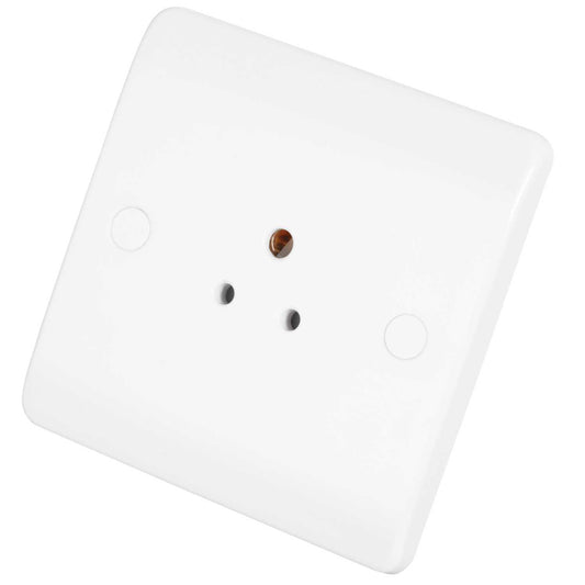 Scolmore Click Mode 2A 1 Gang Unswitched Socket White
