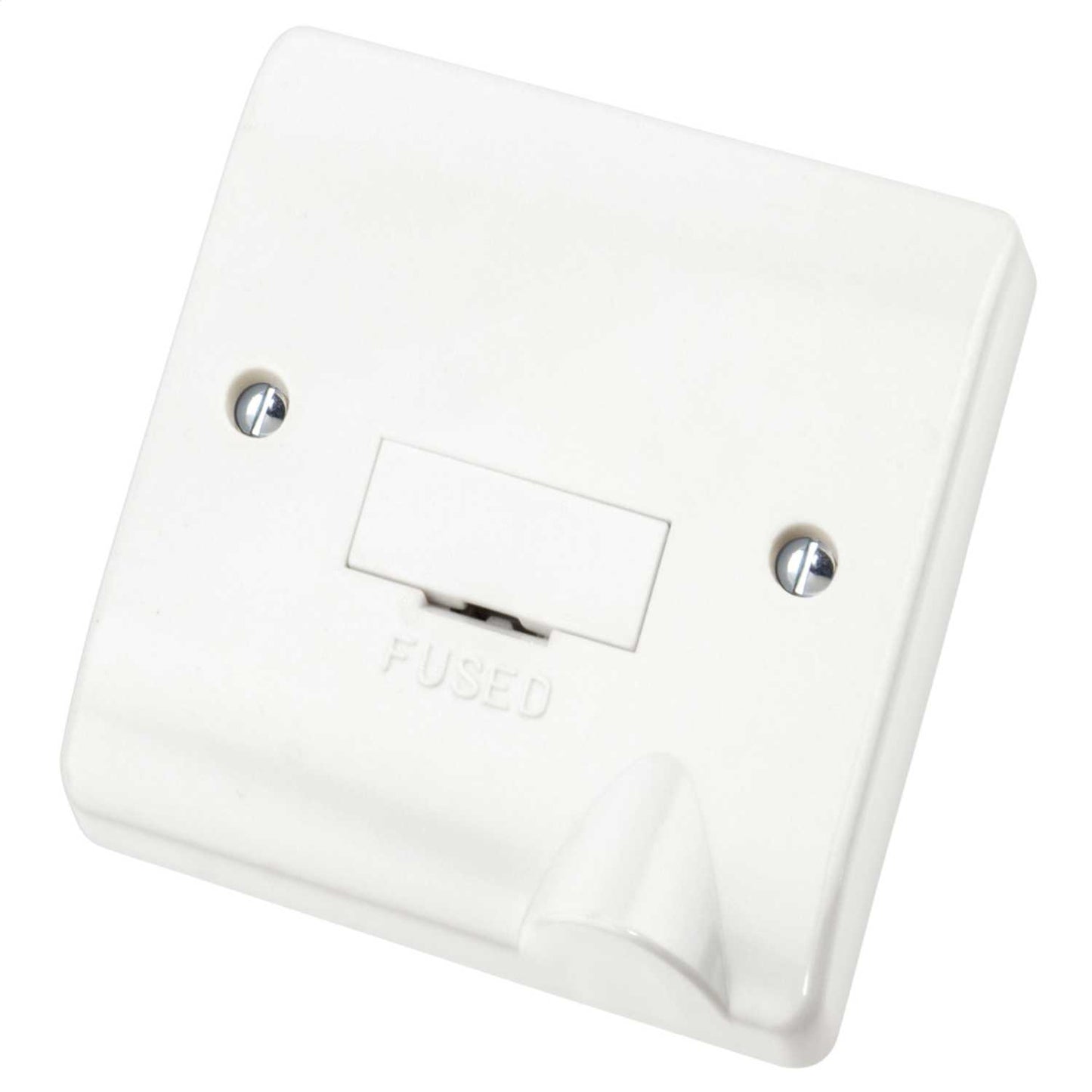 Scolmore Click Mode 13A Unswitched Fused Spur with Flex Outlet White